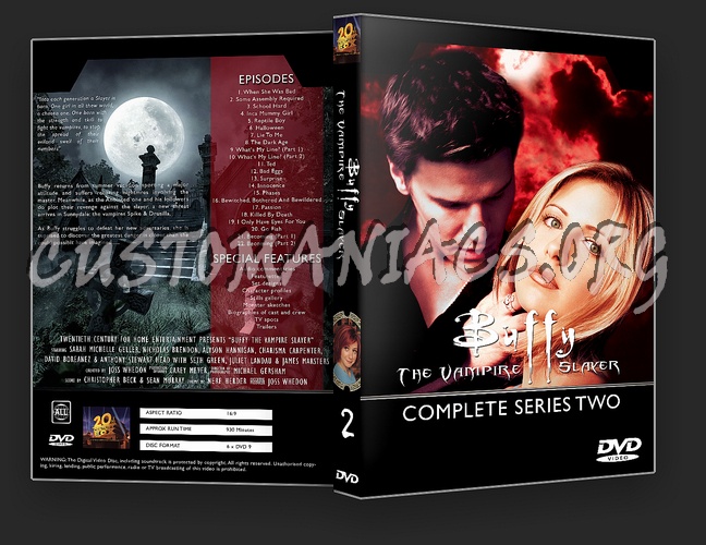 Buffy The Vampire Slayer: The Complete Series 1 - 7 dvd cover