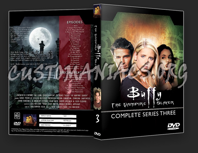 Buffy The Vampire Slayer: The Complete Series 1 - 7 dvd cover