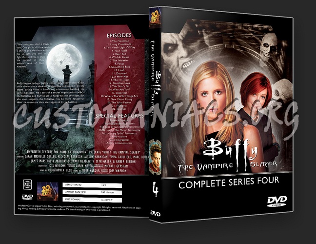 Buffy The Vampire Slayer: The Complete Series 1 - 7 dvd cover