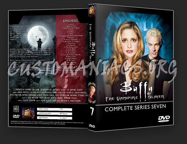 Buffy The Vampire Slayer: The Complete Series 1 - 7 dvd cover