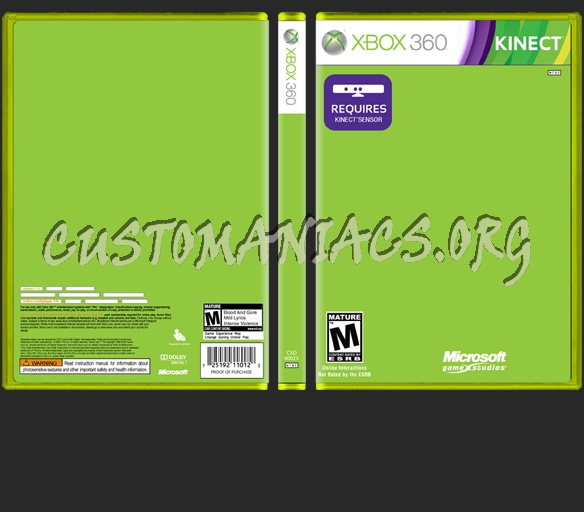 Xbox 360 New Template dvd label
