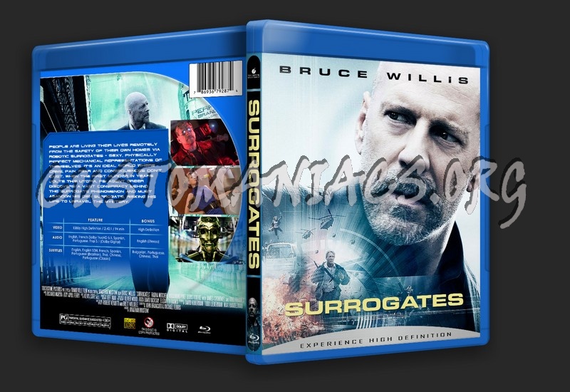 Surrogates blu-ray cover