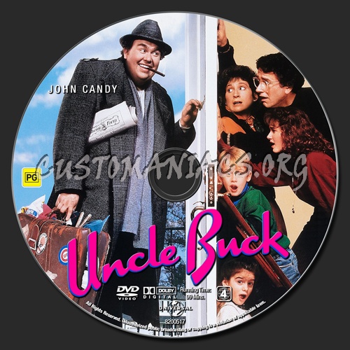 Uncle Buck dvd label