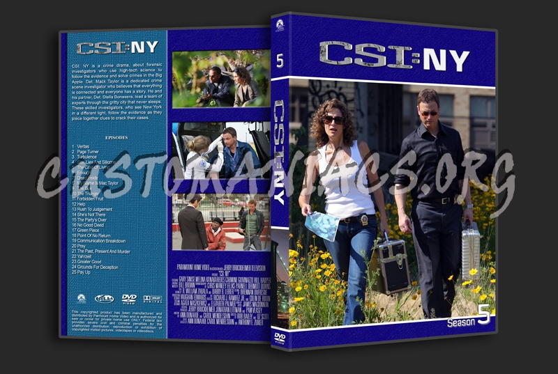 CSI New York dvd cover