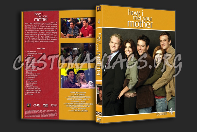 How I Met Your Mother dvd cover