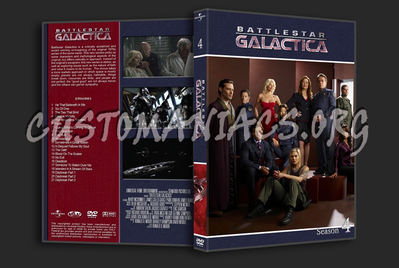 Battlestar Galactica dvd cover