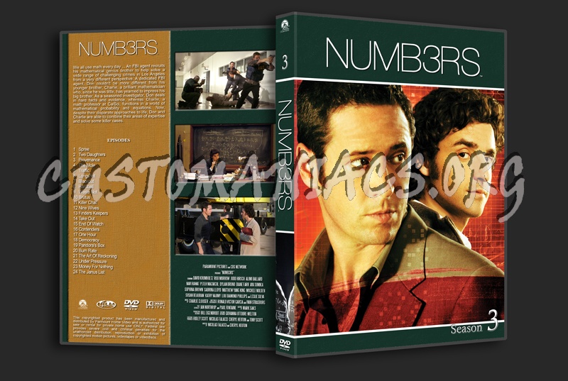 Numb3rs dvd cover