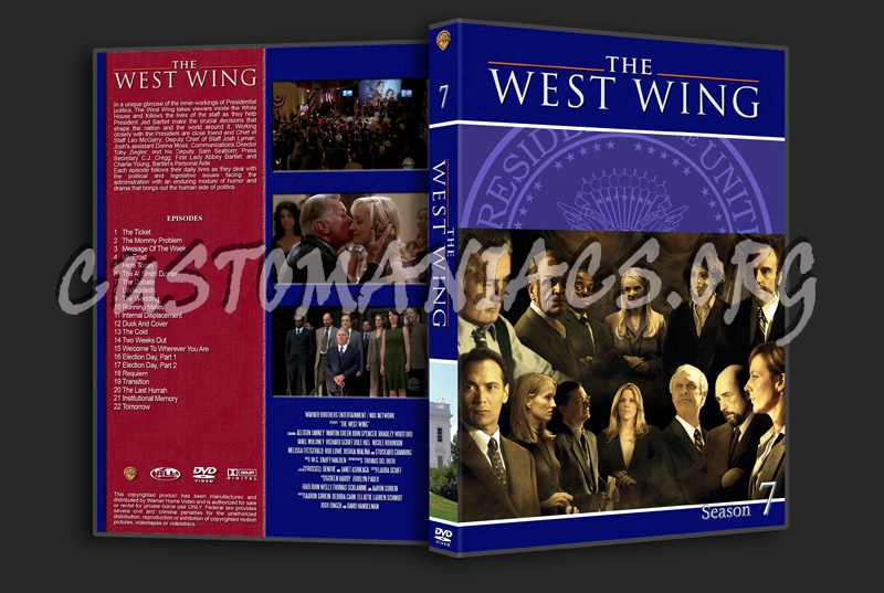 West Wing, The dvd cover