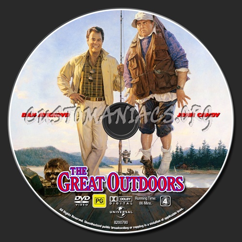 The Great Outdoors dvd label