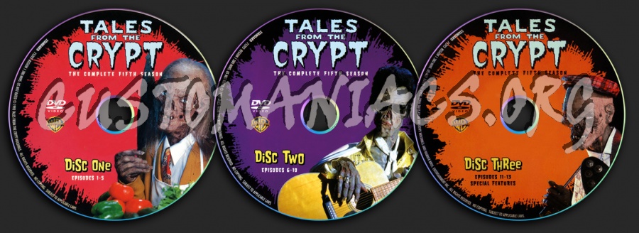 Tales from the Crypt Season 5 dvd label