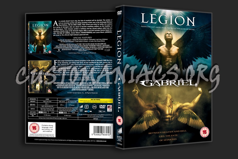 Legion / Gabriel dvd cover