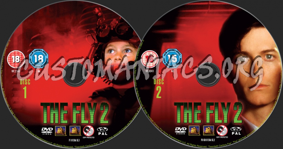 The Fly 2 dvd label