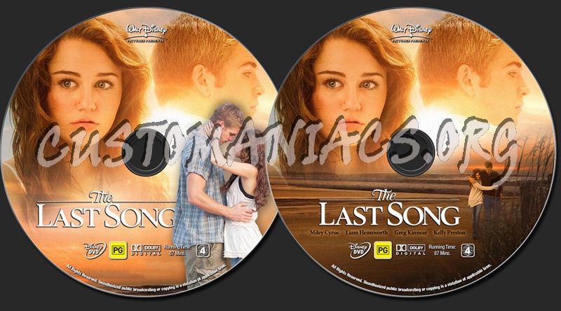 The Last Song dvd label