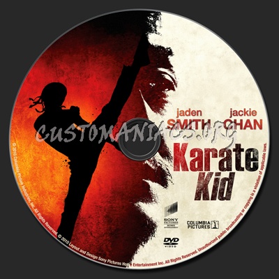 The Karate Kid dvd label