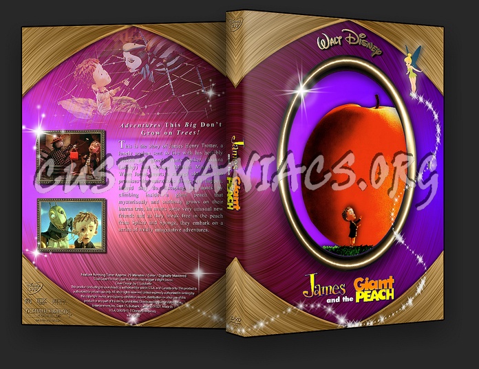 James and the Giant Peach dvd cover