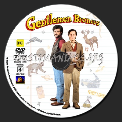 Gentlemen Broncos dvd label