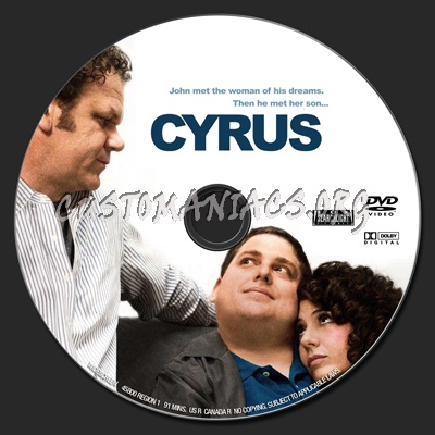Cyrus dvd label