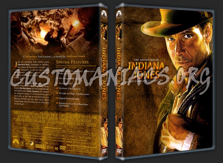 Indiana Jones Trilogy dvd cover