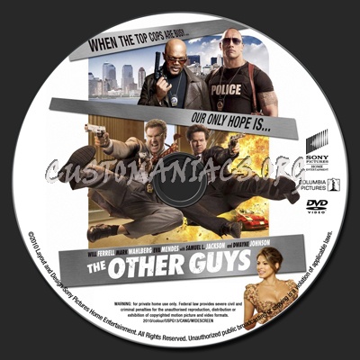 The Other Guys dvd label