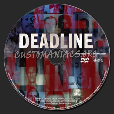 Deadline dvd label