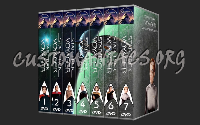 Star Trek Voyager Complete Season 1-7 dvd cover