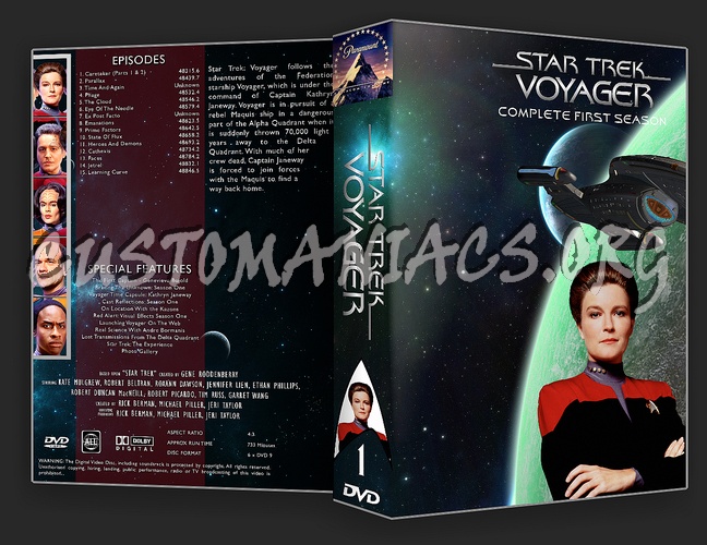 Star Trek Voyager Complete Season 1-7 dvd cover