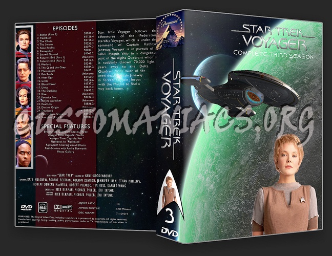 Star Trek Voyager Complete Season 1-7 dvd cover