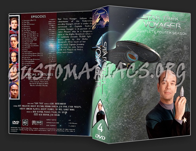 Star Trek Voyager Complete Season 1-7 dvd cover