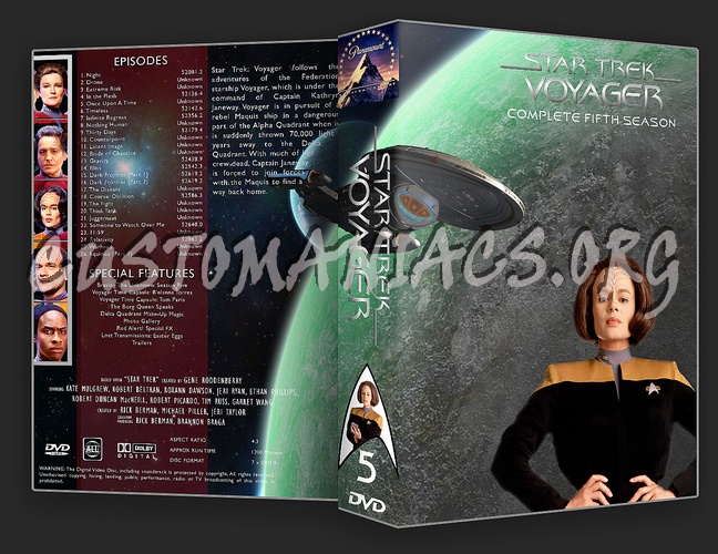 Star Trek Voyager Complete Season 1-7 dvd cover