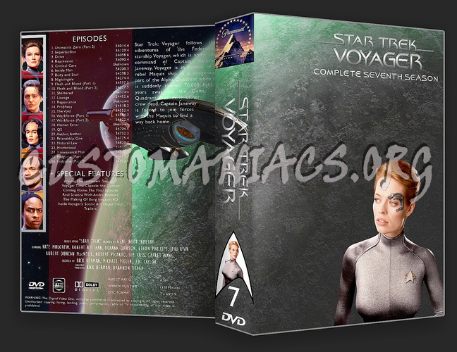 Star Trek Voyager Complete Season 1-7 dvd cover