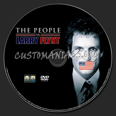 The People VS. Larry Flynt dvd label