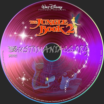 Jungle Book 2 dvd label