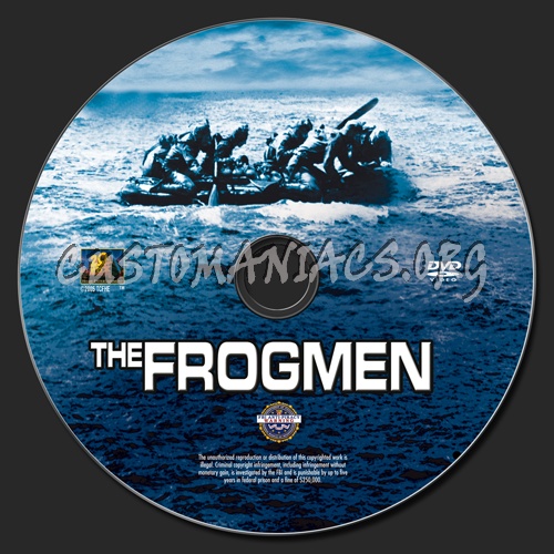 The Frogmen dvd label