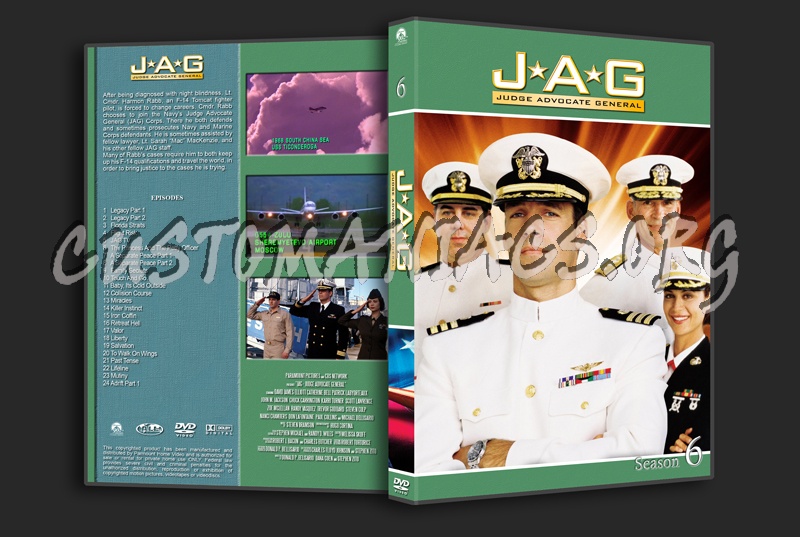 JAG - Judge Advocate General dvd cover