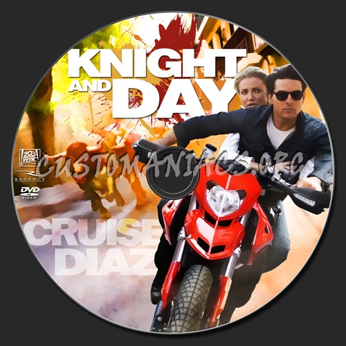 Knight And Day dvd label