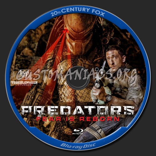 Predators blu-ray label