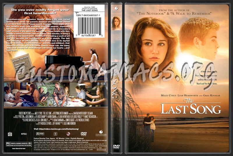 The Last Song dvd cover