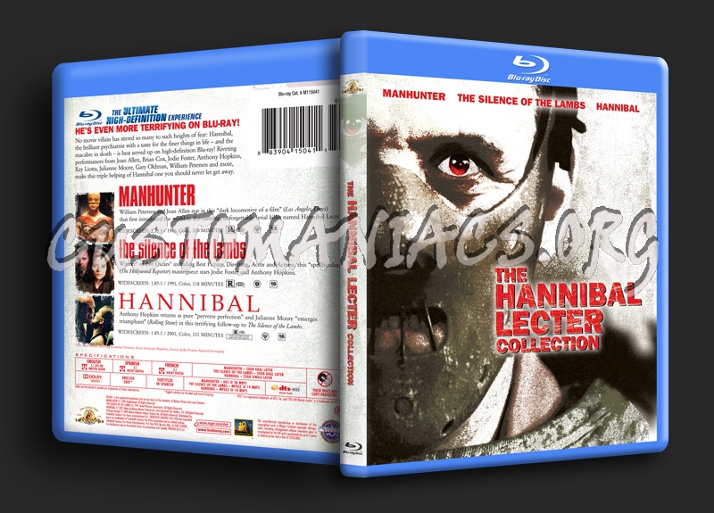 The Hannibal Lecter Collection blu-ray cover