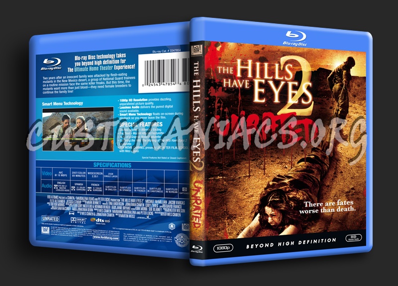 The Hills Have Eyes 2 blu-ray cover