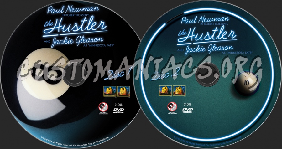 The Hustler dvd label