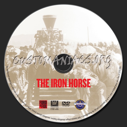 The Iron Horse dvd label