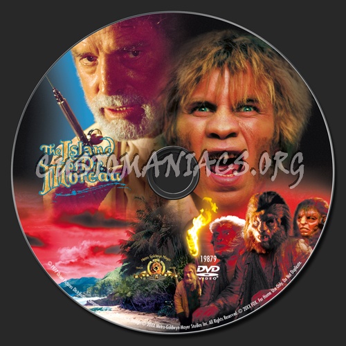 The Island of Dr. Moreau dvd label