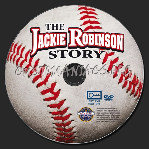 The Jackie Robinson story dvd label