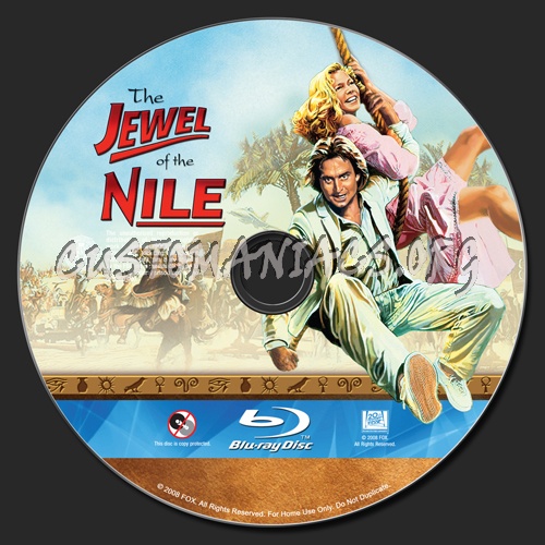 The Jewel of the Nile blu-ray label