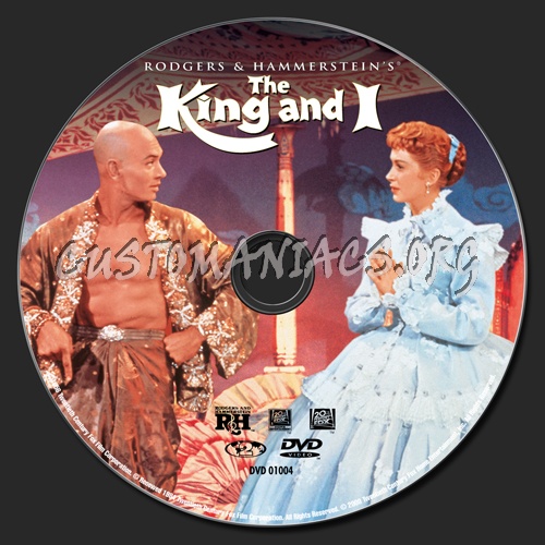 The King & I dvd label