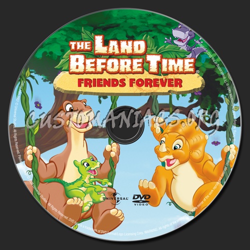 The Land Before Time: Friends Forever dvd label