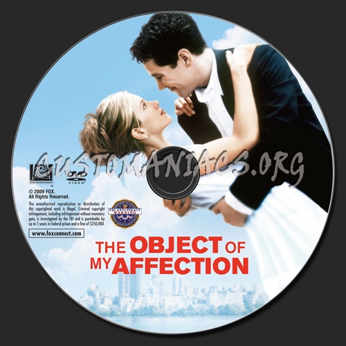 The Object of my Affection dvd label