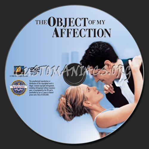 The Object of my Affection dvd label