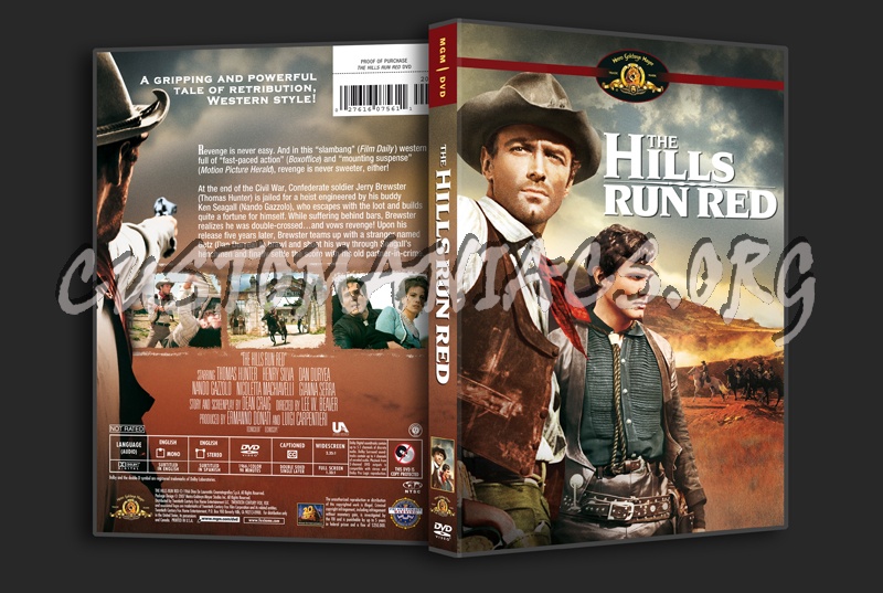 The Hills Run Red dvd cover