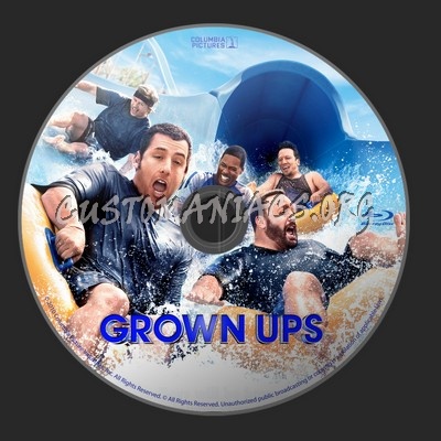 Grown Ups blu-ray label